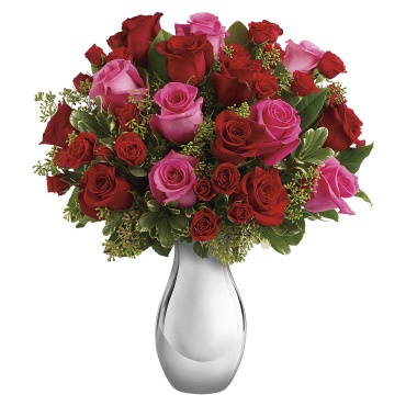 True Romance Bouquet with Red Roses