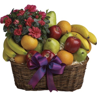 Fruits and Blooms Basket